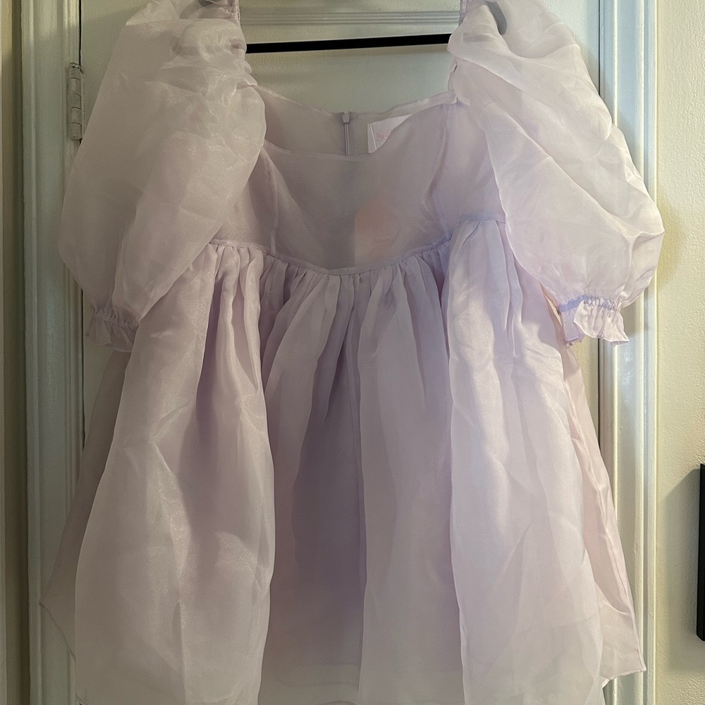 Selkie Lavender/Lilac Puff Dress